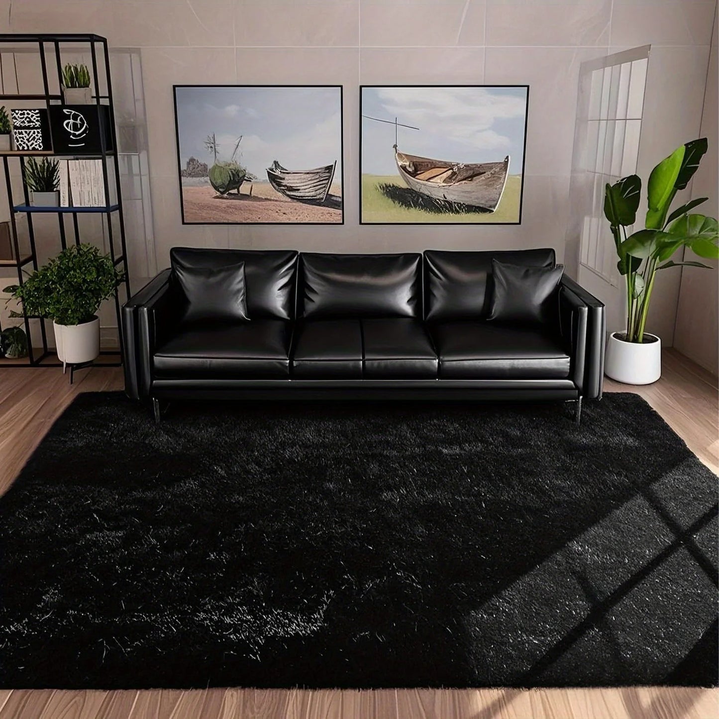 Plush Aubusson Geometric Area Rug For Living Room Decor