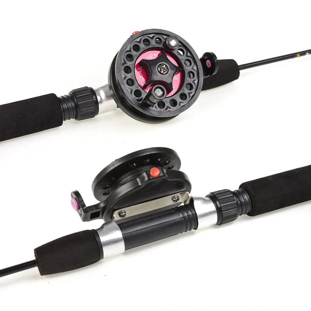 JOCESTYLE Telescopic Ice Fishing Rod Ultra Lightweight Portable
