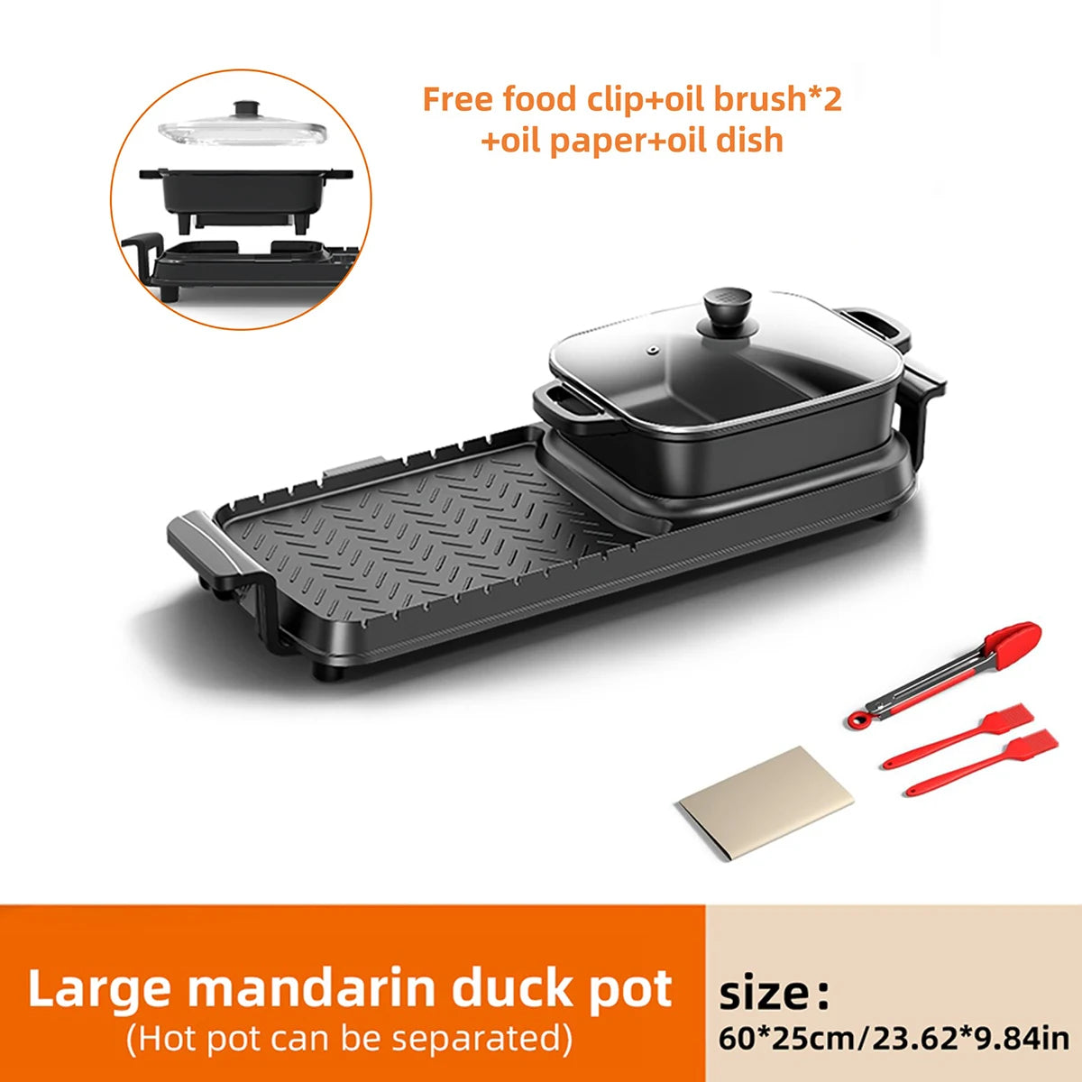 Versatile Grilling And Hot Pot For Family Gatherings