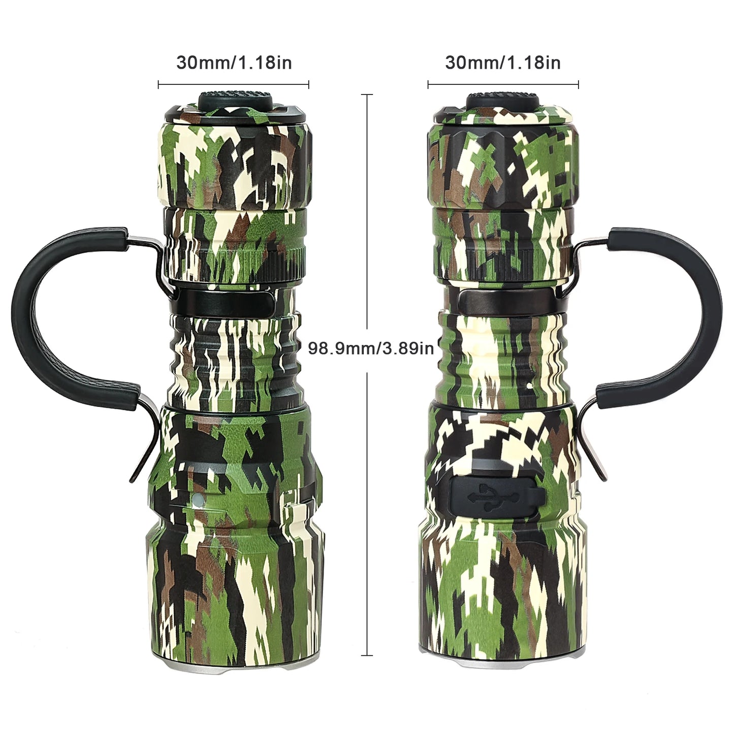 Wurkkos TD07 1300LM Tactical Flashlight Long Throw IP68 Waterproof