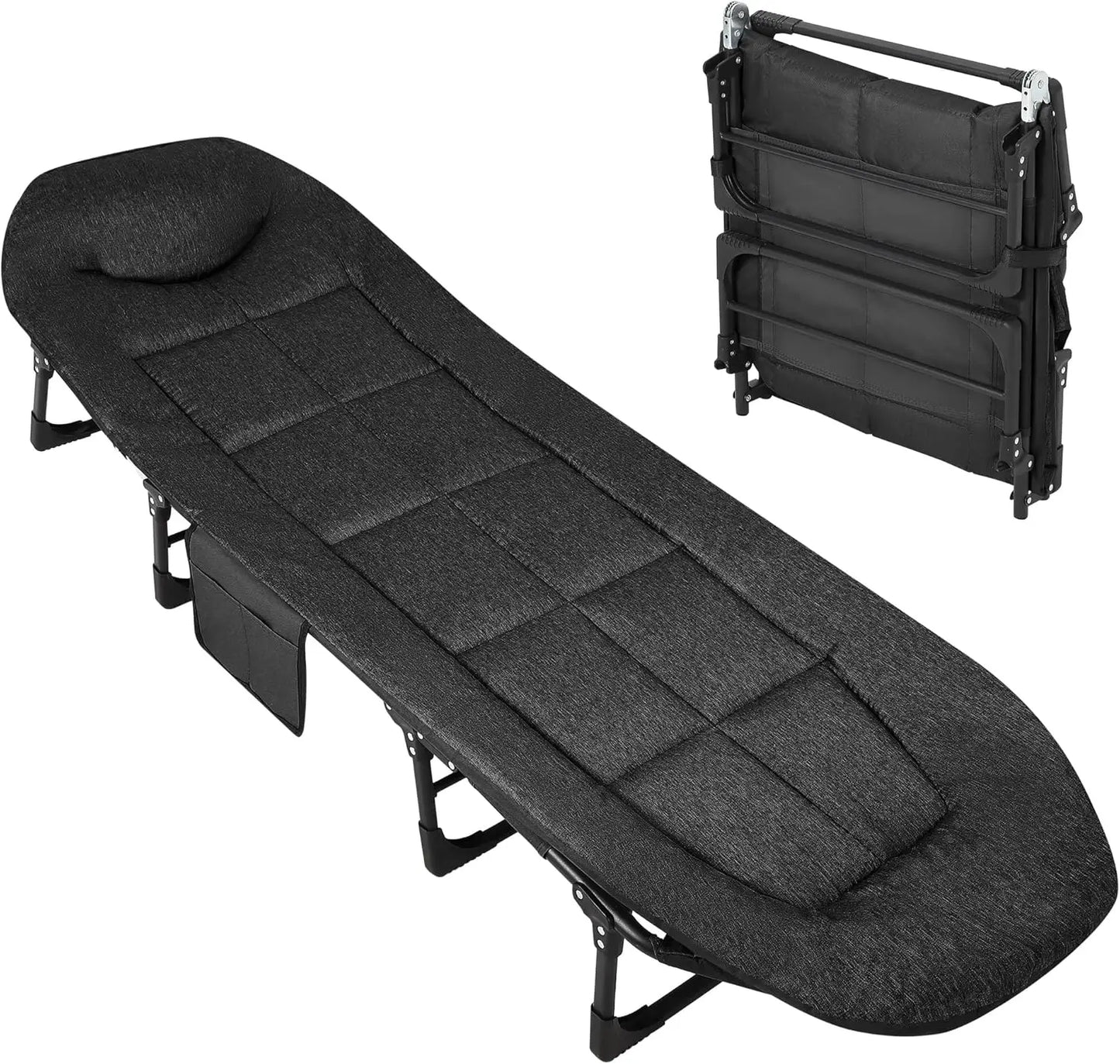 HiMISS Lightweight Camping Tent Cot With Cushion Pillow Outdoors