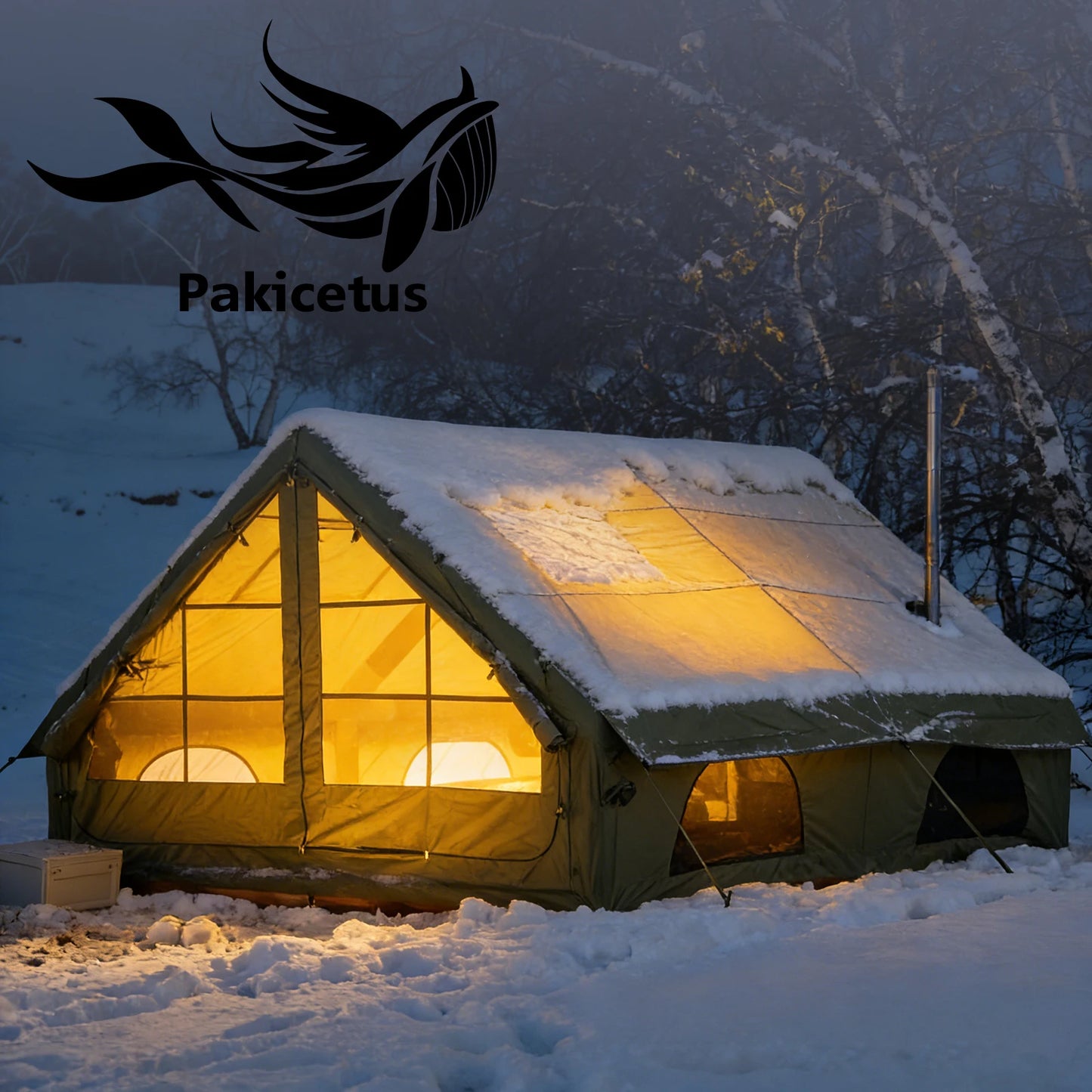 Pakicetus Quick Setup Inflatable Camping Tent Waterproof