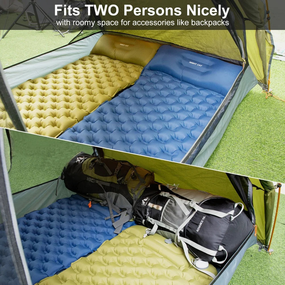Night Cat Two Person Backpacking Tent Ultralight Waterproof Double Layers