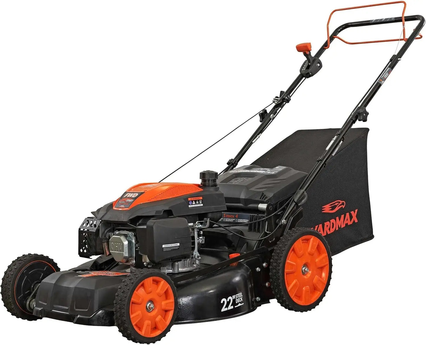 Gas Walk Behind Self Propelled Lawn Mower 3 In 1