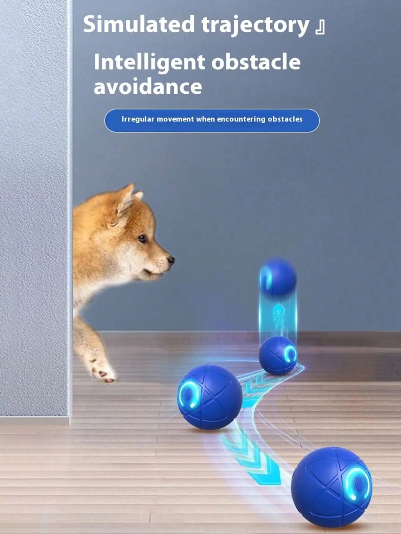 Interactive USB Dog Ball Toy For Small And Medium Dogs
