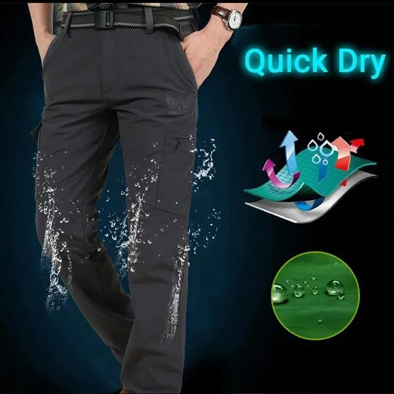 Men's Outdoor Waterproof Camouflage Cargo Pants For Adventure