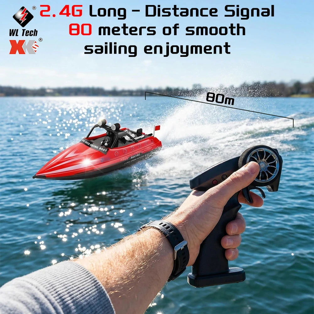 WLtoys WL917 RC Speedboat 2.4G Remote LED Lights High Performance