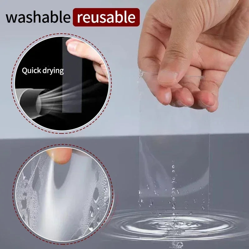 LISM Nano Tape Ultra Strong Double Sided Adhesive Transparent Waterproof