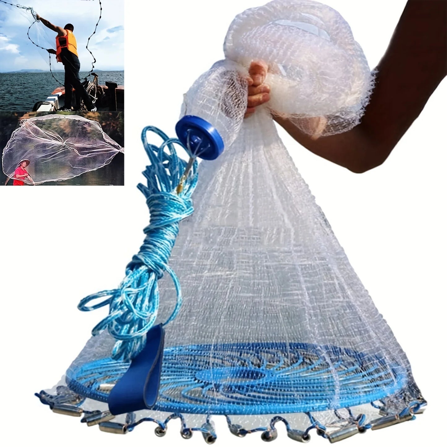 American Style Fishing Net Durable Outdoor Net For Freshwater Saltwater
