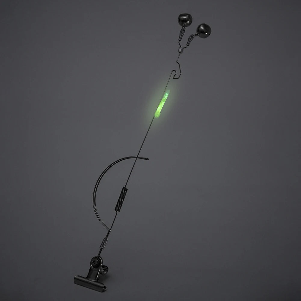 JOCESTYLE Fishing Rod Bite Alarm Stainless Steel Night Bell