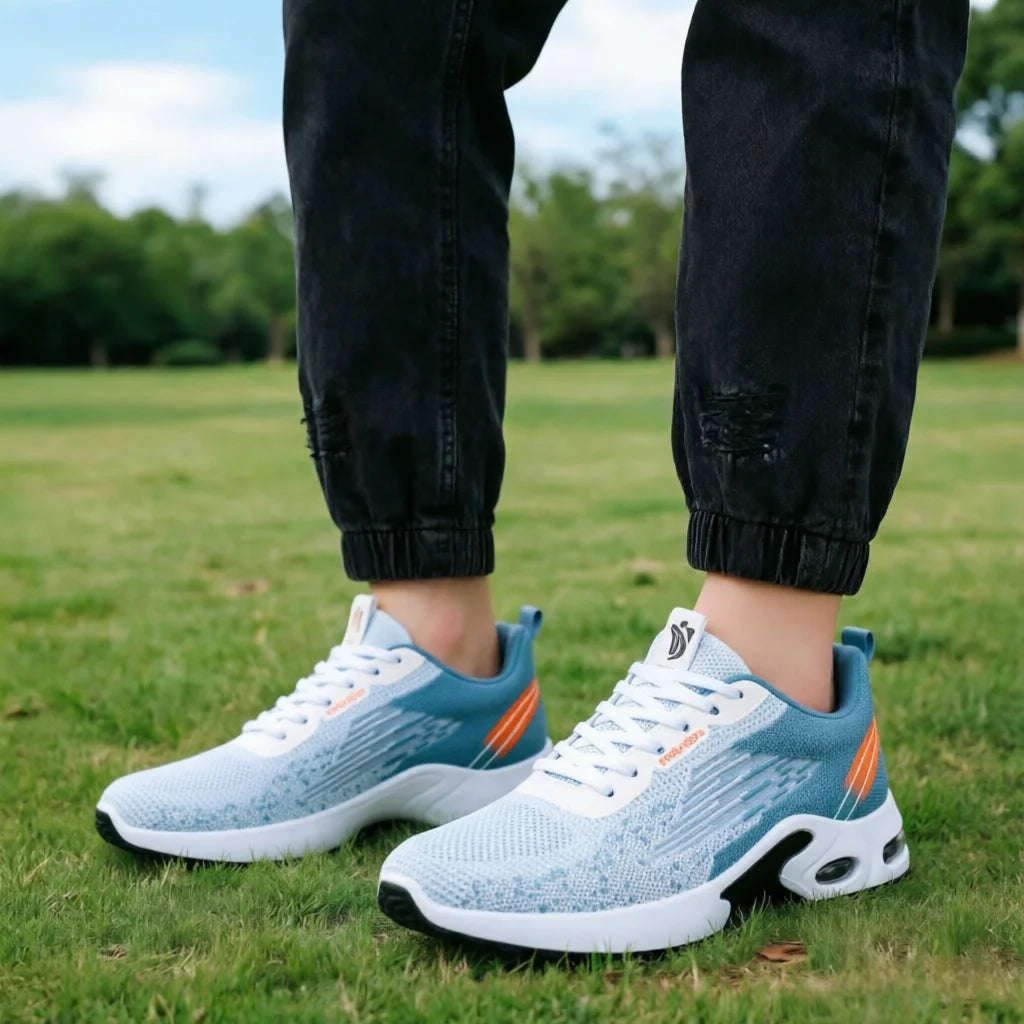 Men's Breathable Mesh Air Cushion Running Shoes