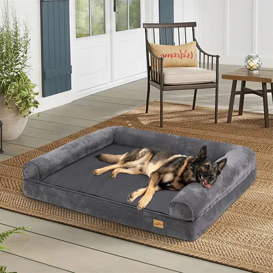 Bingopaw Extra Large Orthopedic Dog Bed With Washable Cover