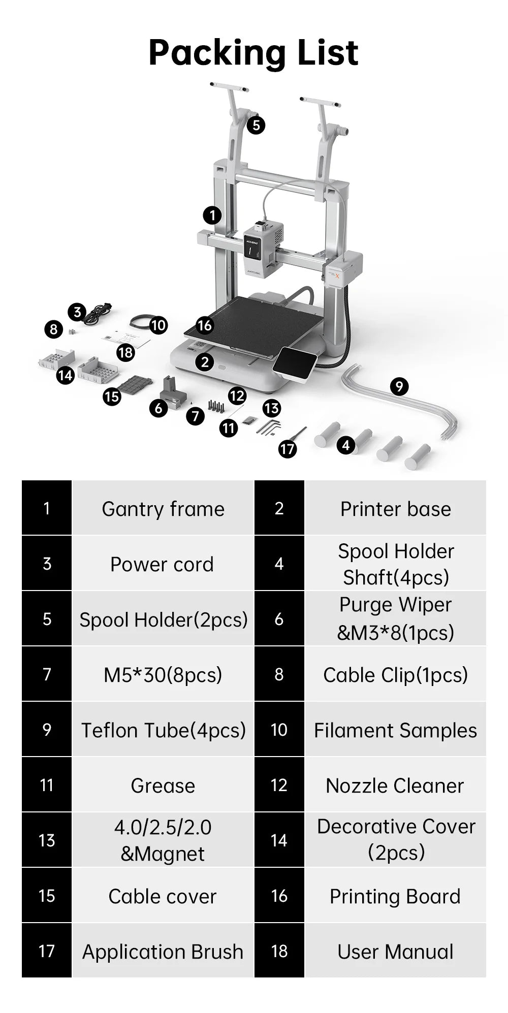 Anycubic Kobra X 3D Printer With Automatic Leveling And Fast Printing