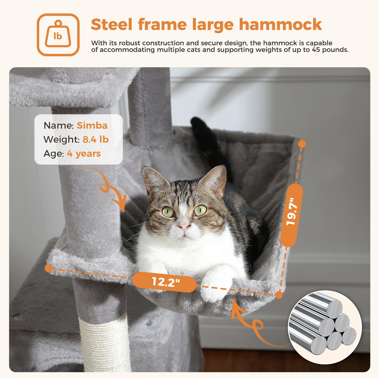 Pawz Road Multi Level Large Cat Tree Condo