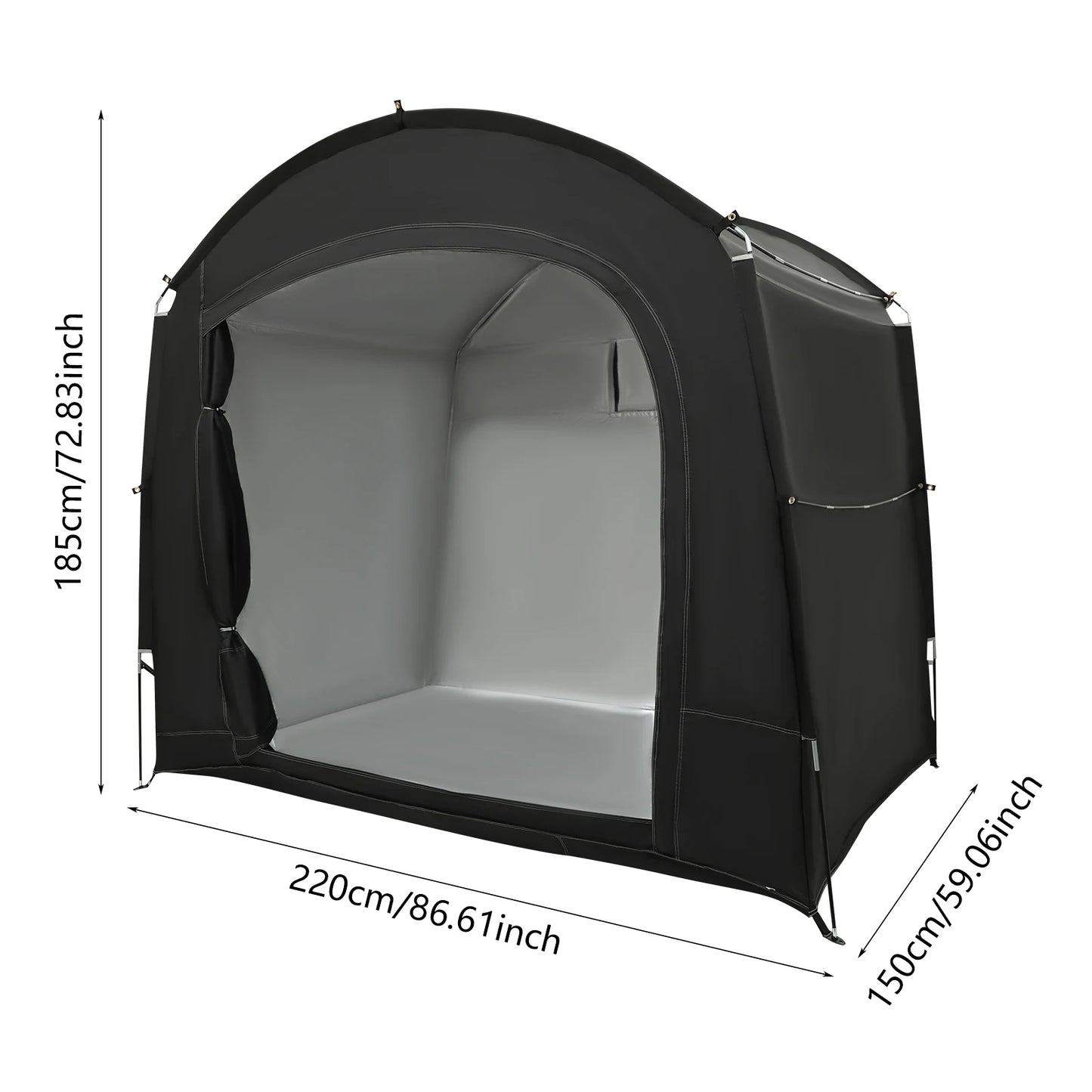 Freestanding Portable Waterproof Bike Storage Tent For Bicycles