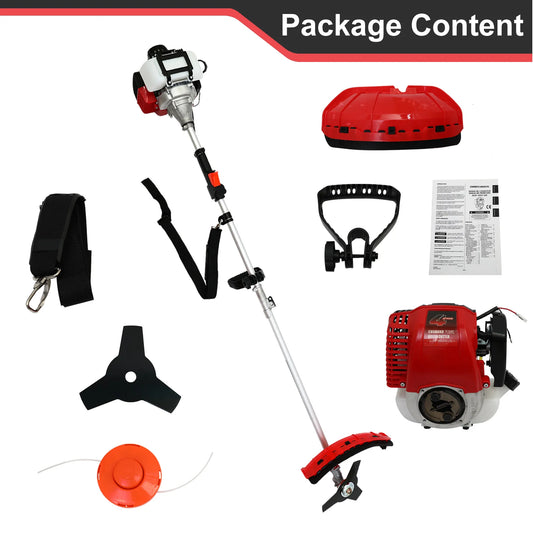 Gas Weed Eater 31cc 4-Stroke Trimmer For Lawns And Gardens
