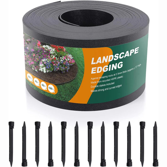 Plastic Garden Edging Border Coil With Anti UV Treatment