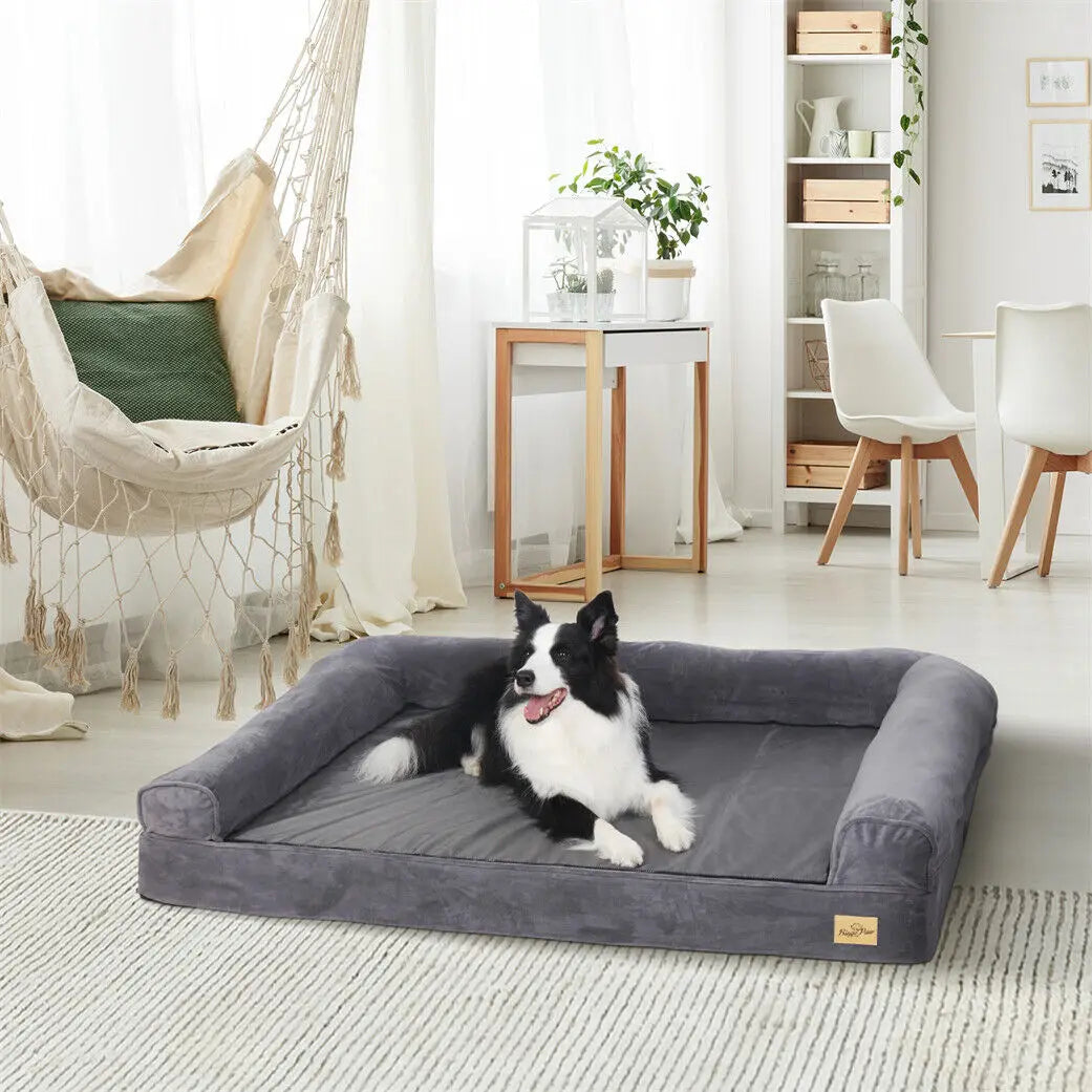 Bingopaw Extra Large Orthopedic Dog Bed With Washable Cover