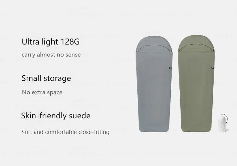 Ultralight Nylon Sleeping Bag Liner For Camping And Travel