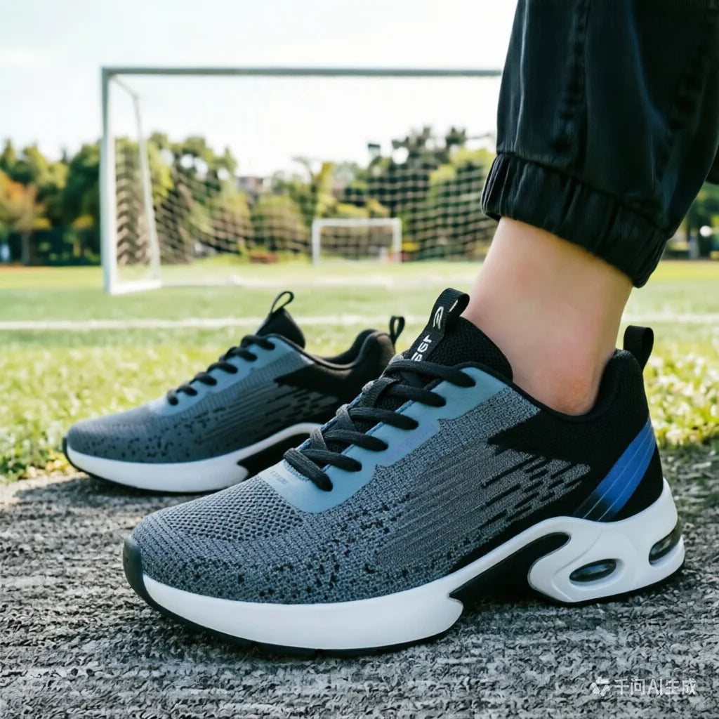 Men's Breathable Mesh Air Cushion Running Shoes