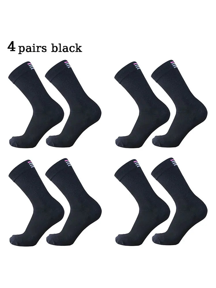 Unisex Mid Length Cycling Socks For Racing And Sports