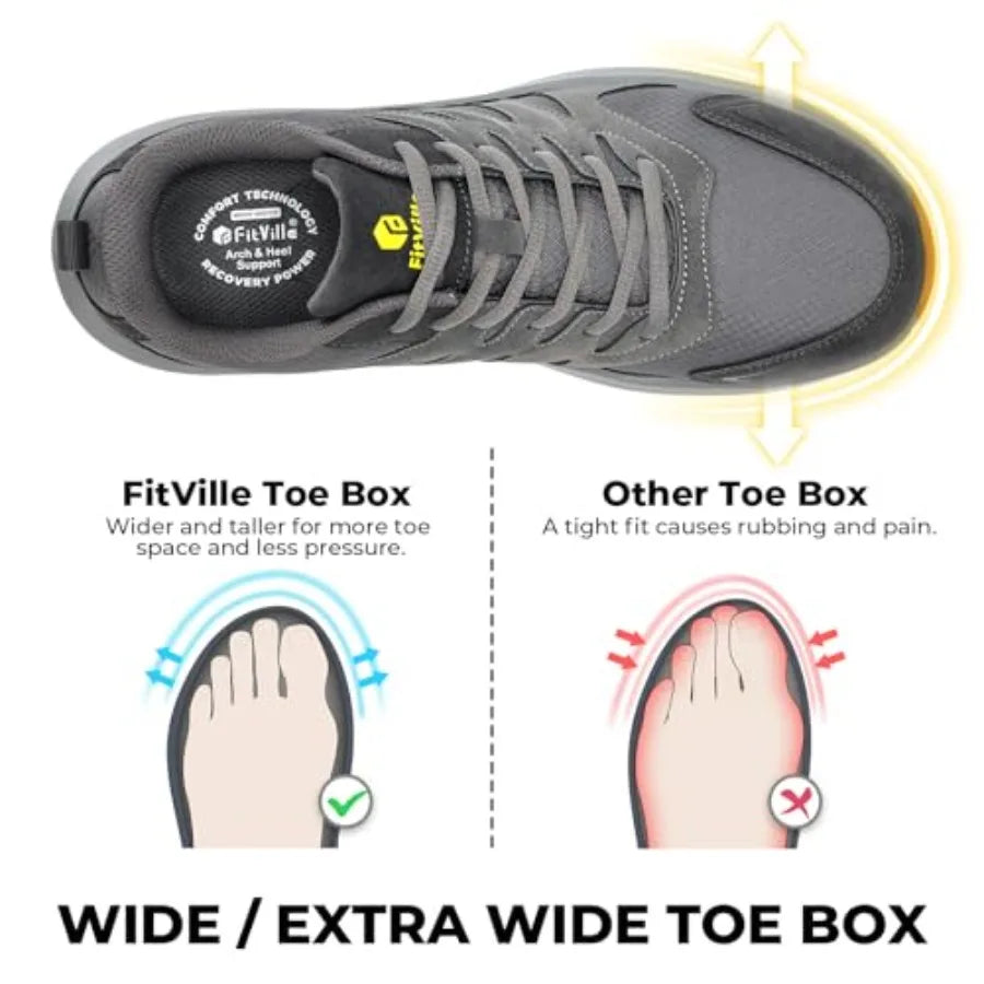 Outdoor Hiking Shoes Water Resistant With High Traction Outsole Cushioning