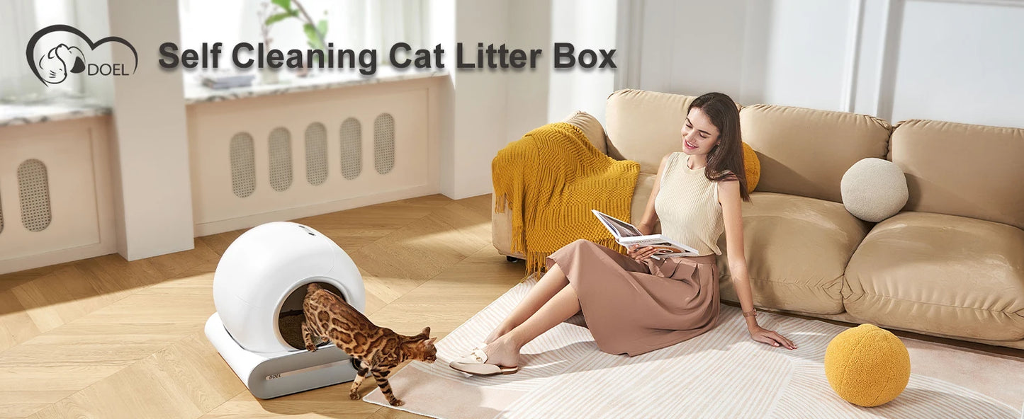 Doel 2026 Upgrade Automatic Smart Cat Litter Box With App And Sd