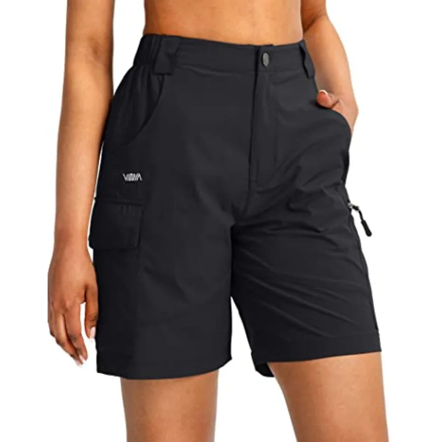 Viodia Women's Quick Dry Hiking Shorts With Pockets