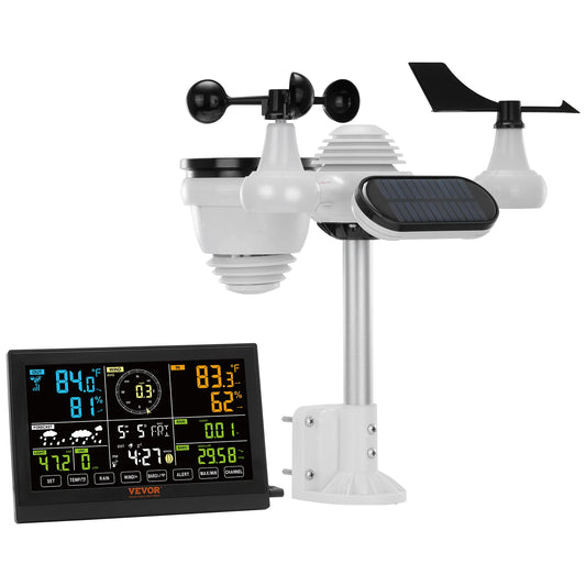 SucceBuy 7-In-1 Wireless Weather Station With Digital Forecast And Alerts