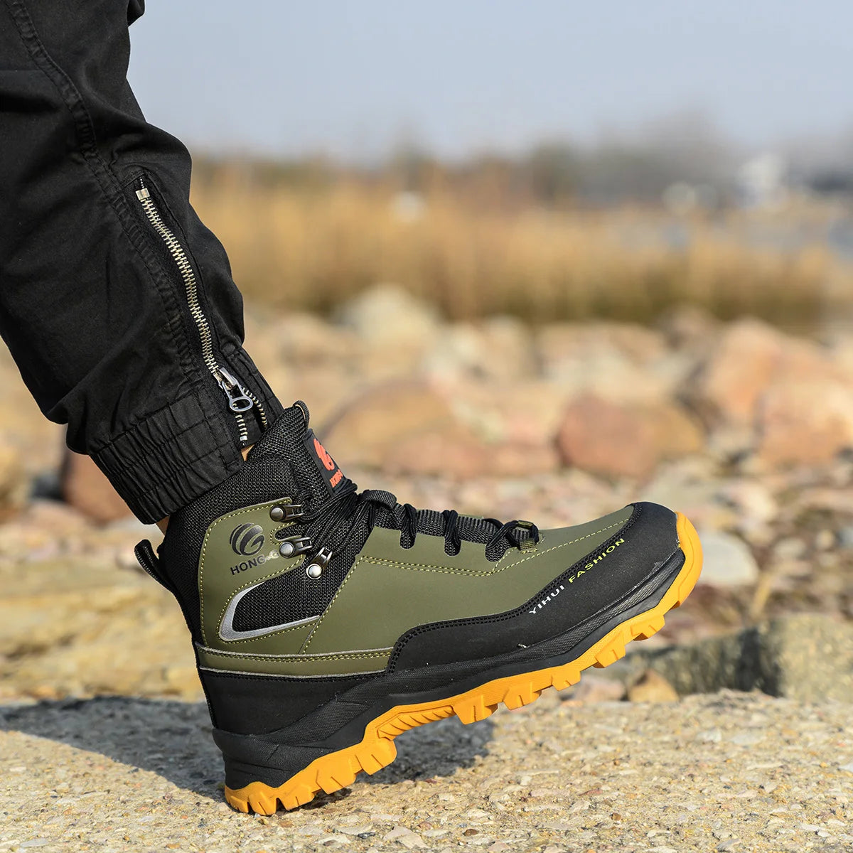 Vegair Breathable Steel Toe Safety Boots For Men