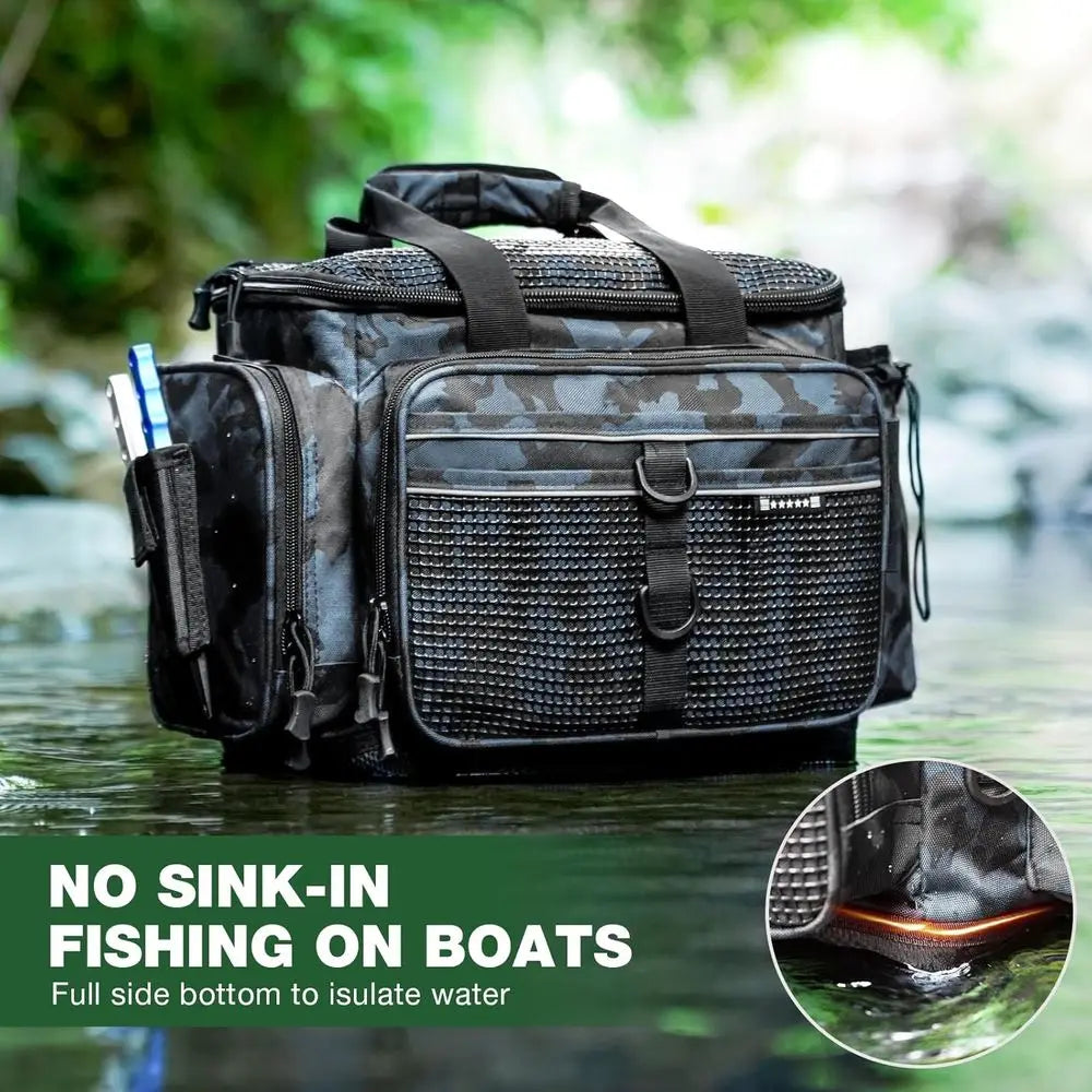 Tackle Box Organizer With Removable Dividers Water Resistant Four Pack