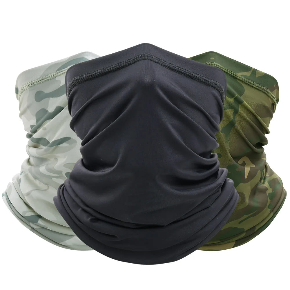 Summer Tactical Bandana Breathable Face Mask For Outdoor Sports