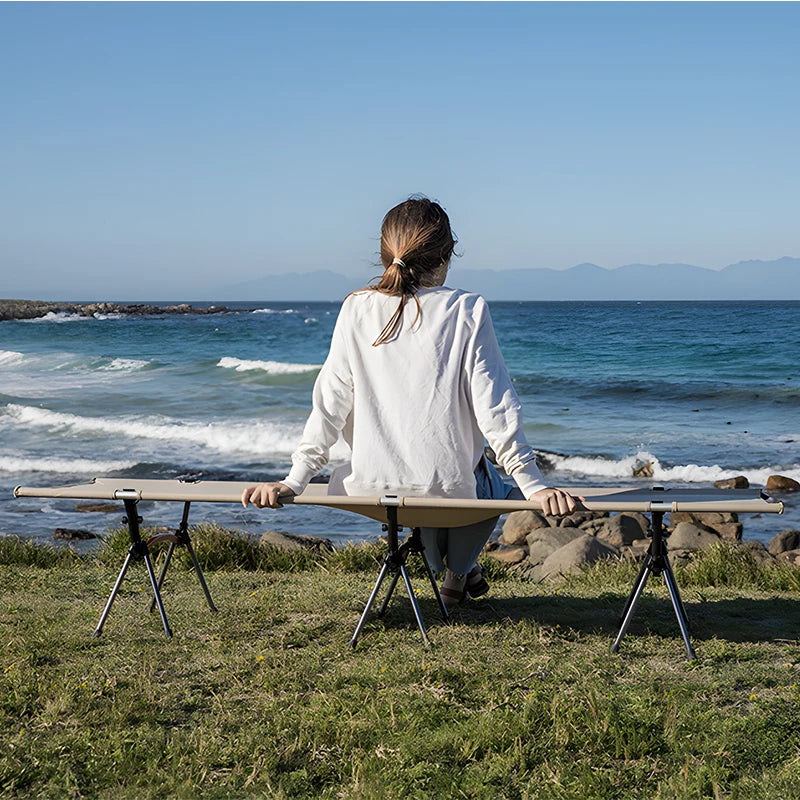 WESTTUNE Ultra Light Aluminum Folding Bed For Camping And Travel
