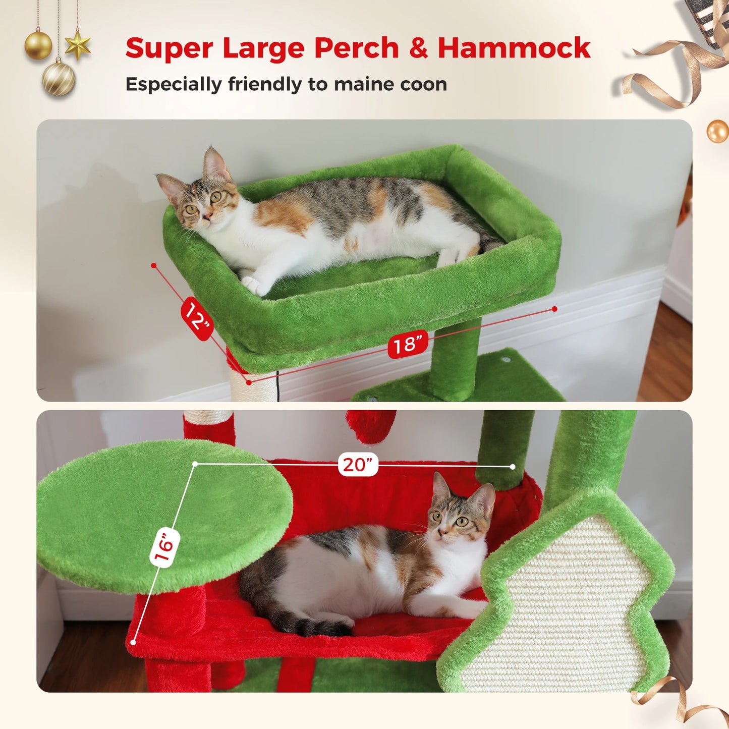 PawZ Road 5 Tier Indoor Cat Tree With Hammock