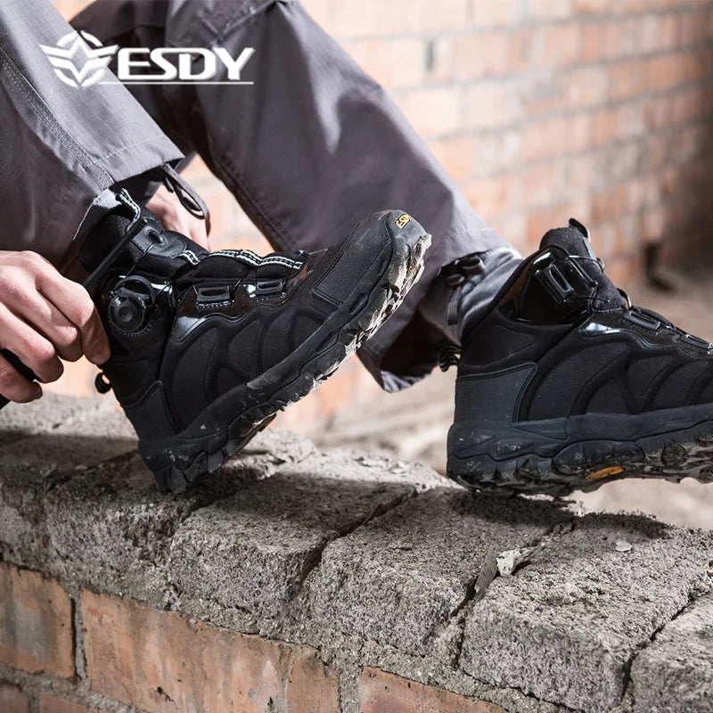 KOLINLOV Men Outdoor Hiking Boots All Season Autumn Winter