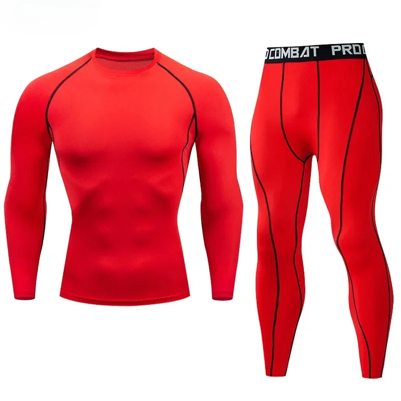 Two Piece Unisex Compression Sportswear Set For Training And Yoga
