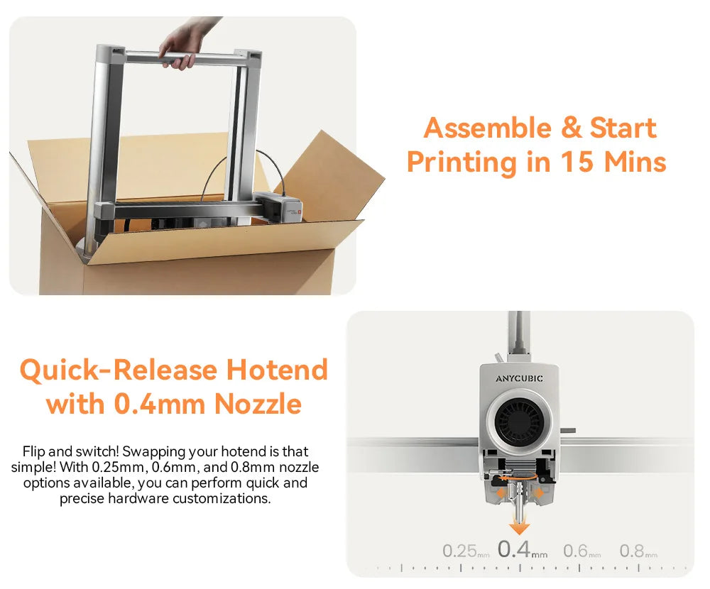 Anycubic Kobra 4 3D Printer With Leviq 3.0 Auto Leveling