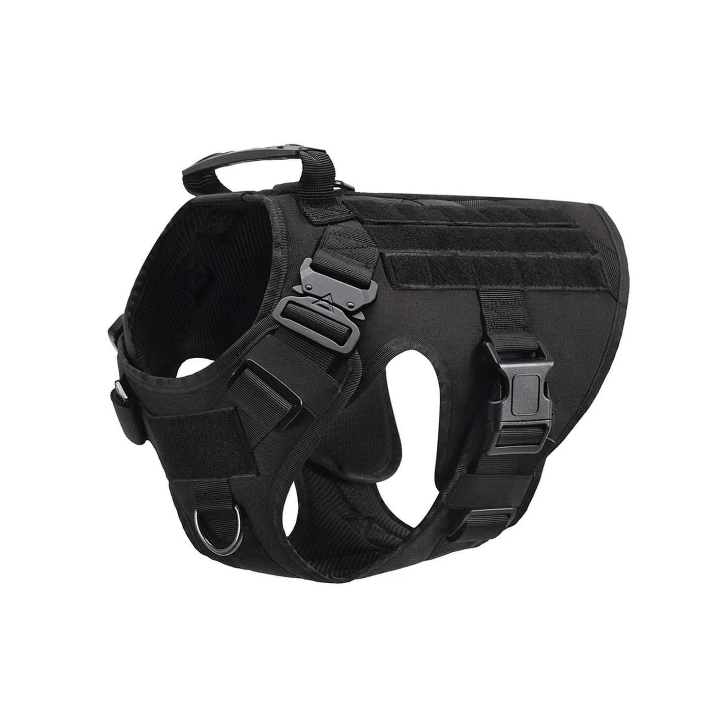 PETRAVELCN Tactical Dog Harness With Molle Pouches For Dogs