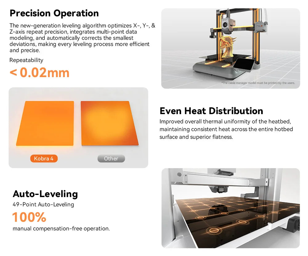 Anycubic Kobra Fast Printing 3D Printer With Filament Drying App