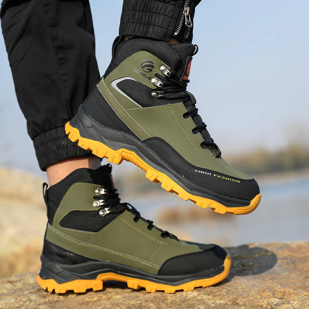 Vegair Breathable Steel Toe Safety Boots For Men