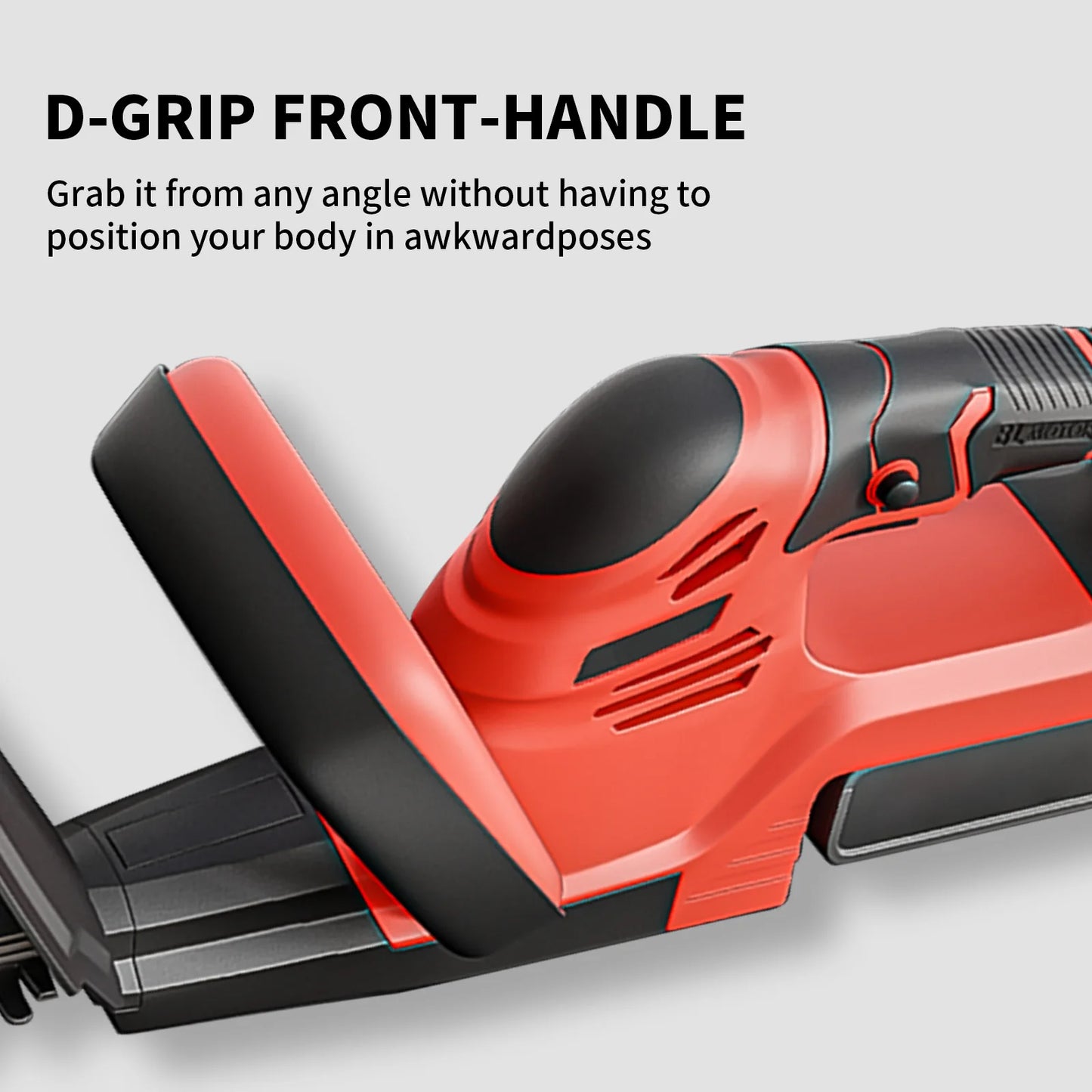 Cordless Hedge Trimmer With 3.0Ah Battery Charger For Yard Care