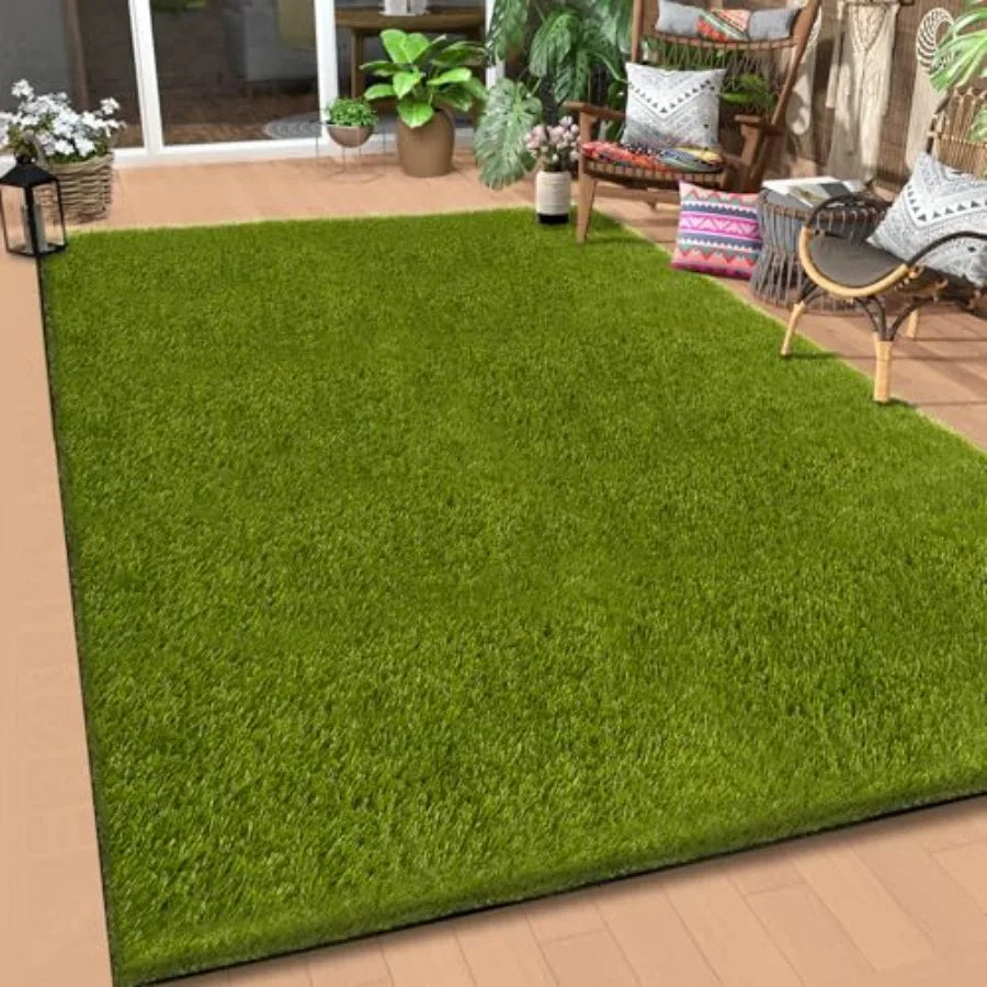 CooRug Realistic Outdoor Artificial Grass Turf For Garden And Lawn