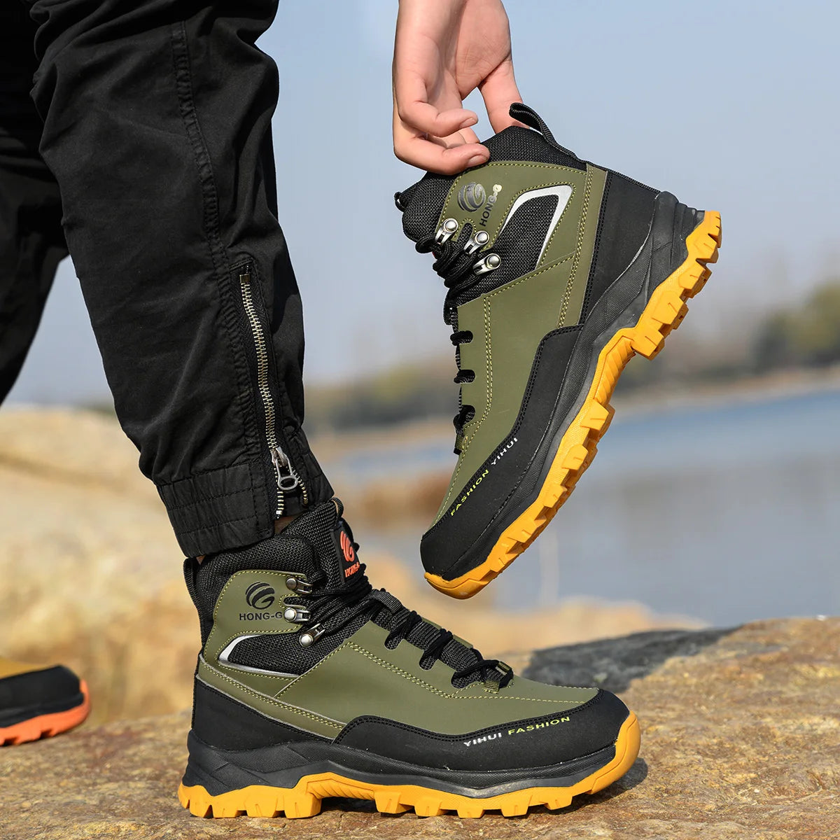 Vegair Breathable Steel Toe Safety Boots For Men