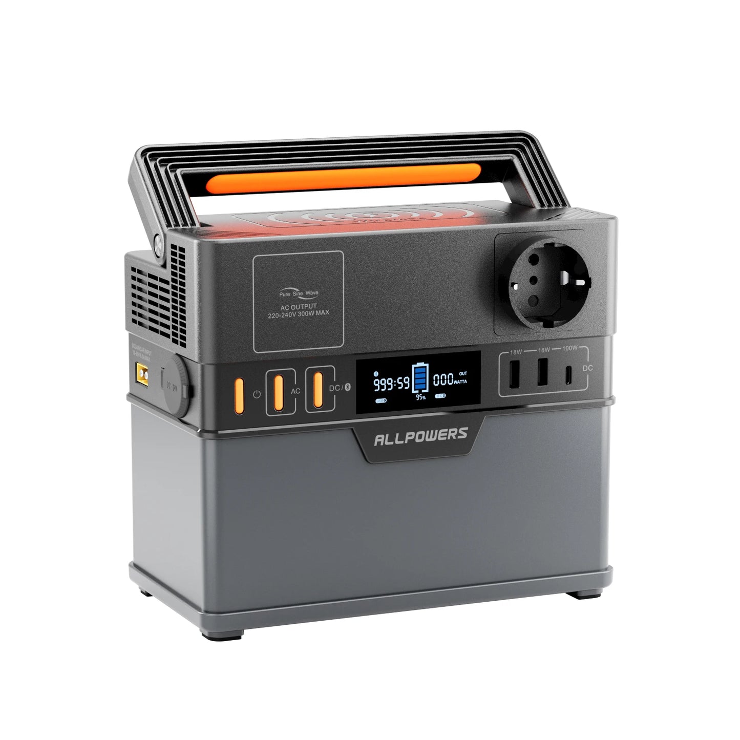 ALLPOWERS S300 Plus Portable Power Station 288Wh 300W Peak 500W
