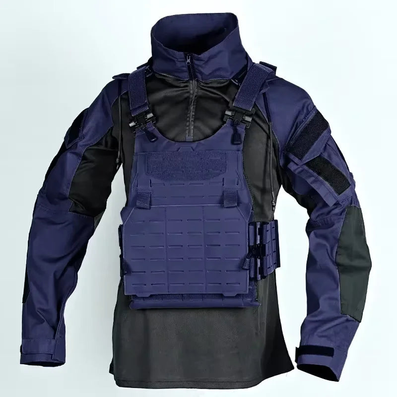 AUKUPKEECN Outdoor Camo Tactical Hooded Shirt for Men