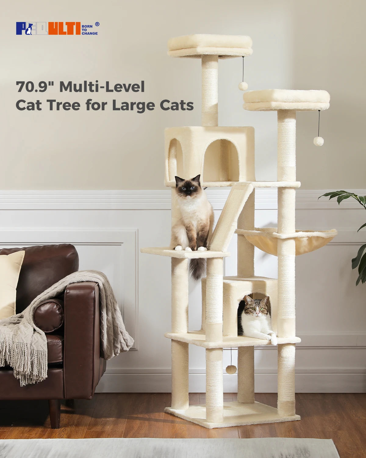 Pawz Road Multi Level Large Cat Tree Condo