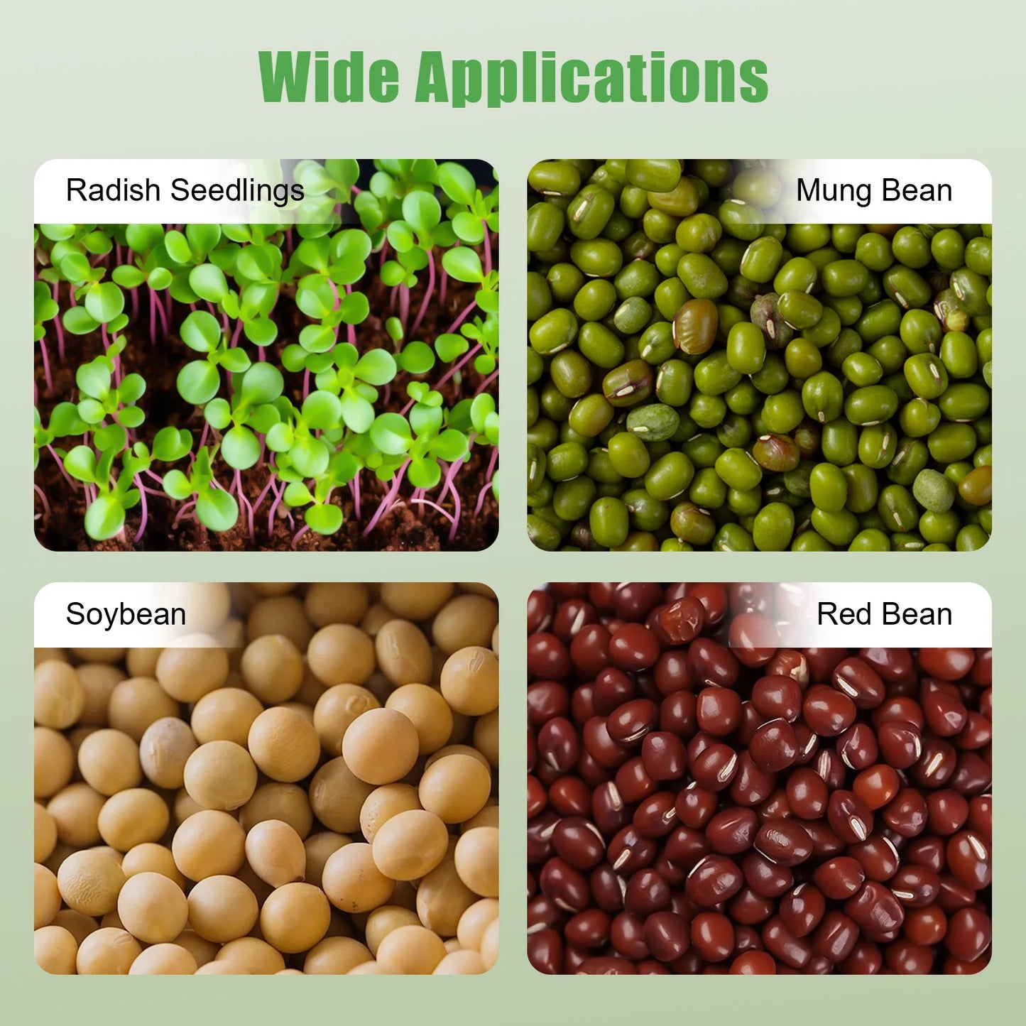 Automatic Bean Sprout Maker 2 Layer Home Gardening Device
