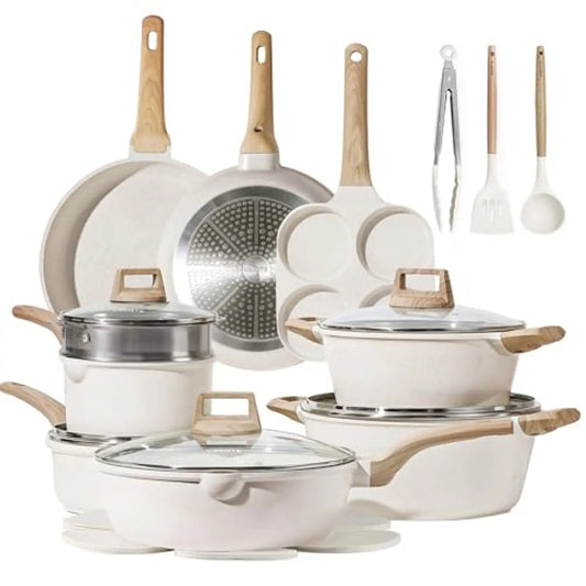 Induction Cookware Set Nonstick Granite Pots And Pans