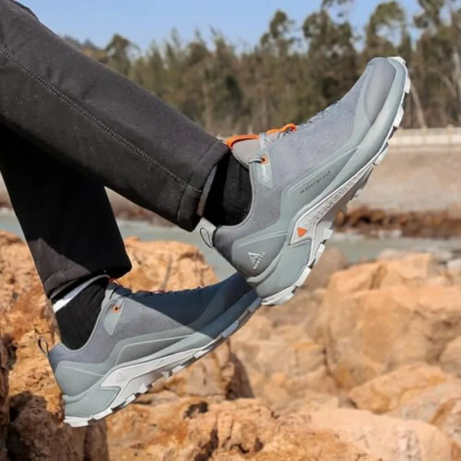 HUMTTO All Terrain Waterproof Hiking Shoes Unisex Lightweight Breathable