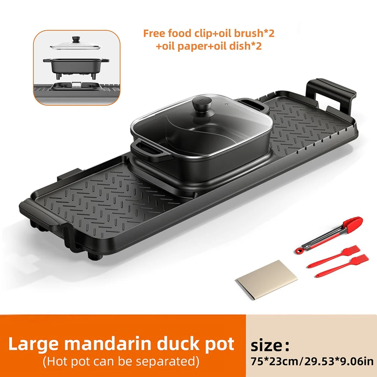 Versatile Grilling And Hot Pot For Family Gatherings